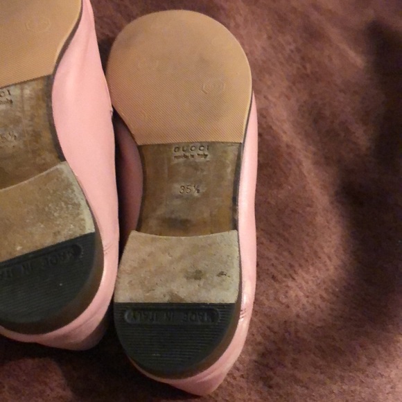 GUCCI Britton collapsible-heel leather loafer size 35 1/2 - Picture 10 of 16